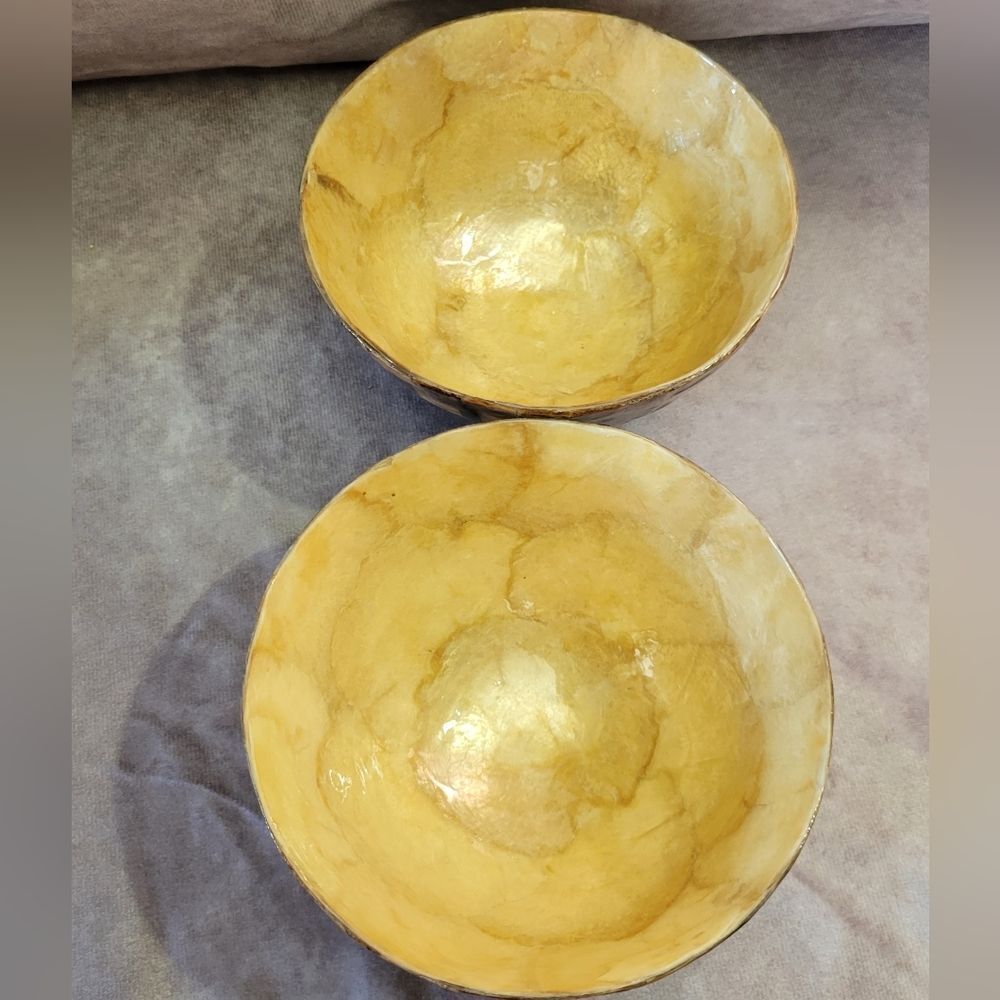 Capiz Shell Bowls - Picture 11 of 12